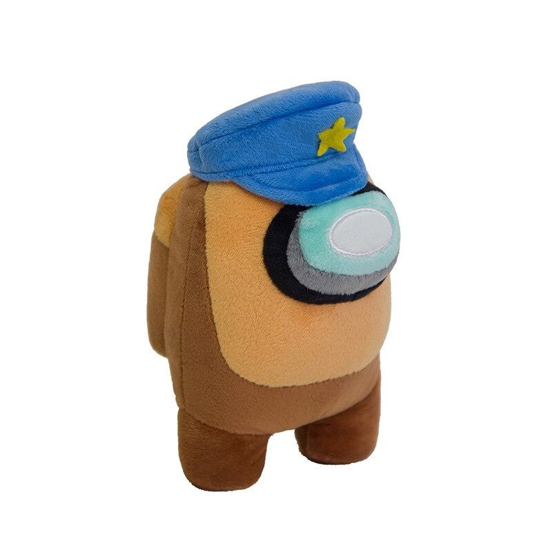 Plush Among Us Brown Police