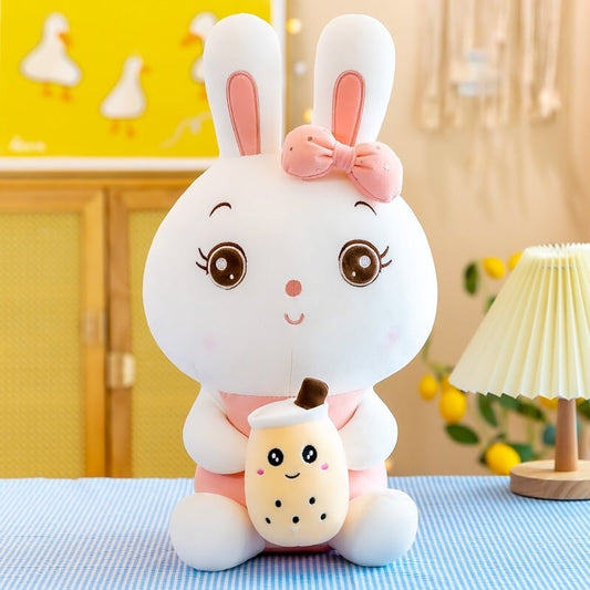 Peluche lapin bubble tea