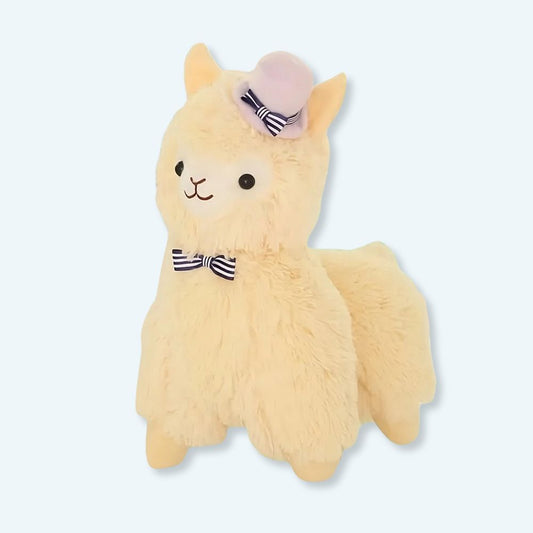 Peluche Monsieur Lama violet