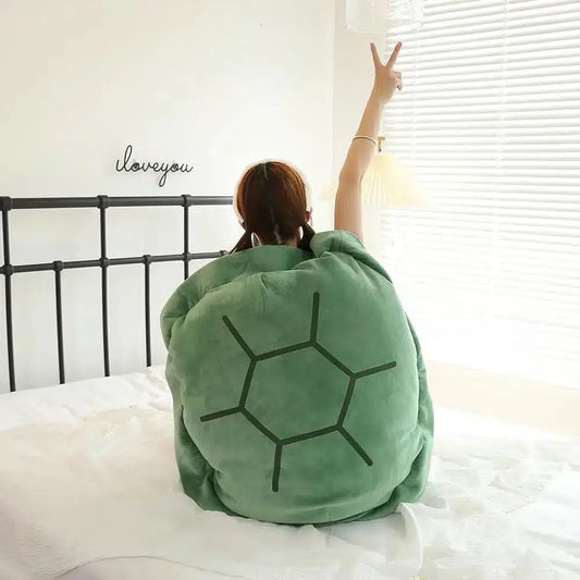 Plush Cushion Portable Turtle