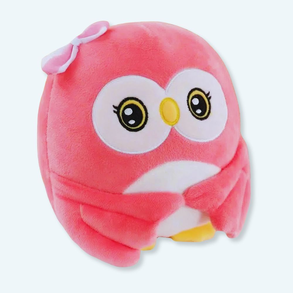 Peluche Hibou rose trop mignon