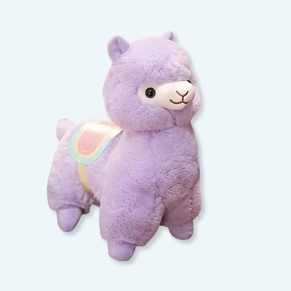 Peluche lama violet