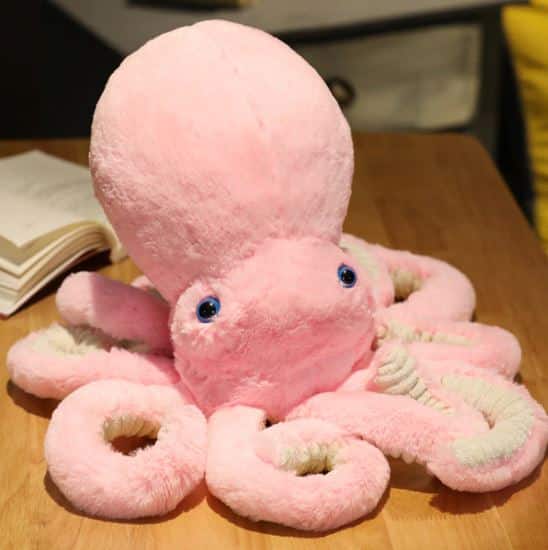 Plush Octopus Pink Adorable