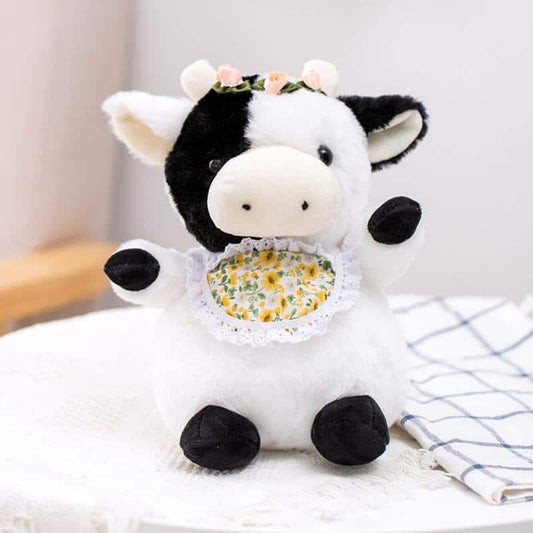 Peluche vache Gentleman