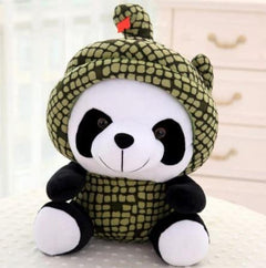 Peluche panda déguisé en serpent