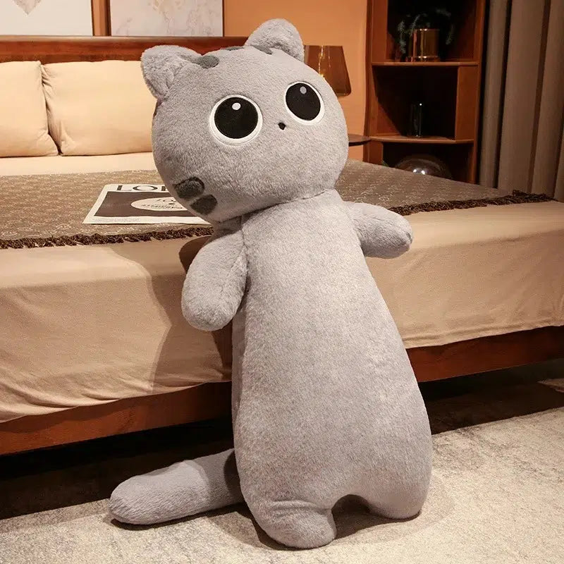 Peluche géante chat
