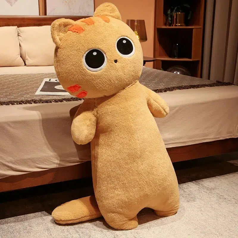 Peluche géante chat