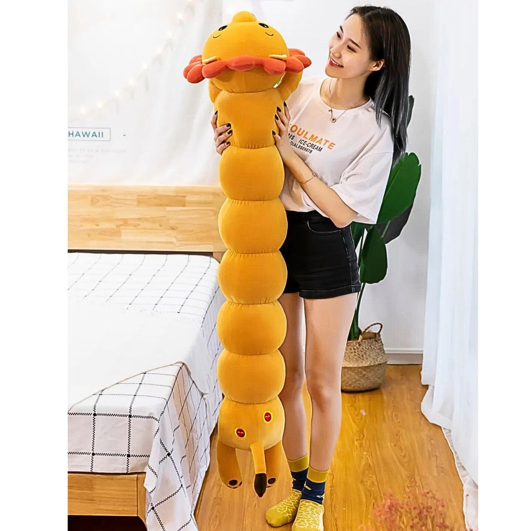 Peluche géante de lion