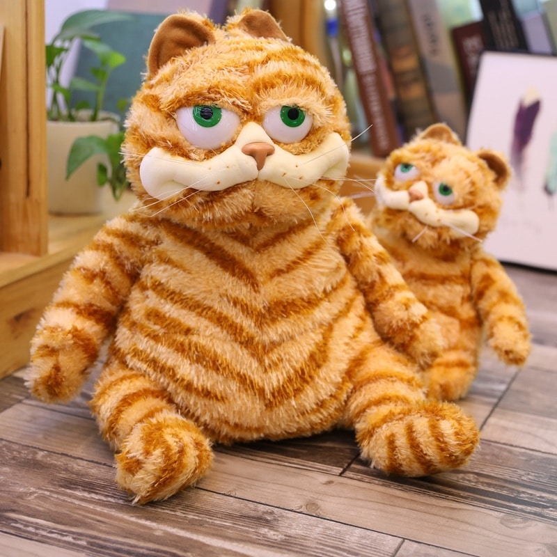 Peluche chat Garfield mignon en colère