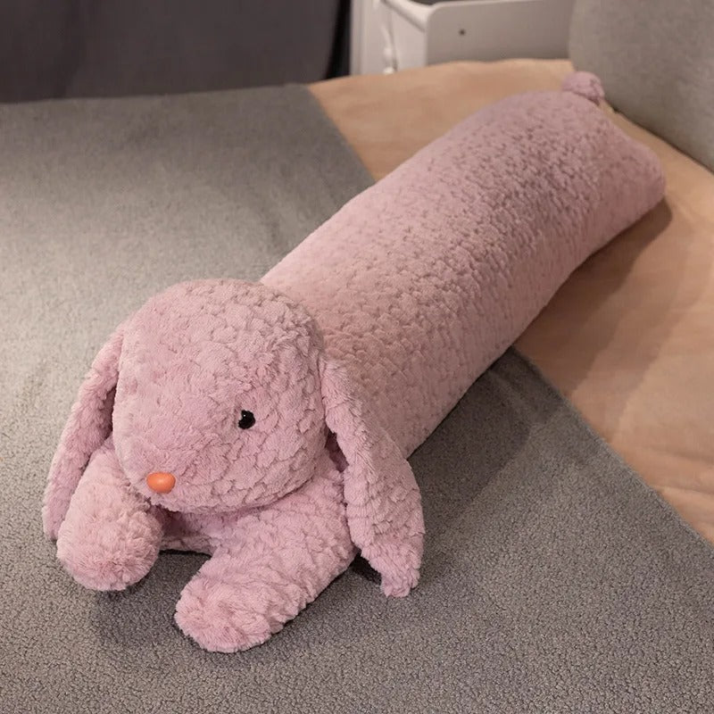 Peluche coussin lapin géant