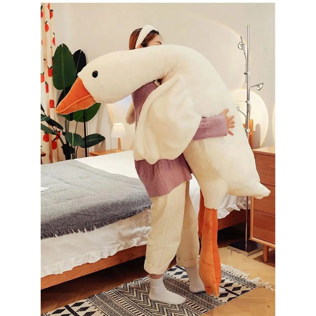 Peluche géante de canard