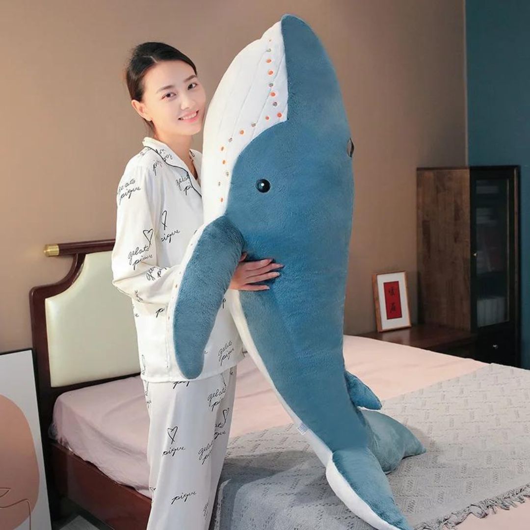 Peluche baleine XXL adorable