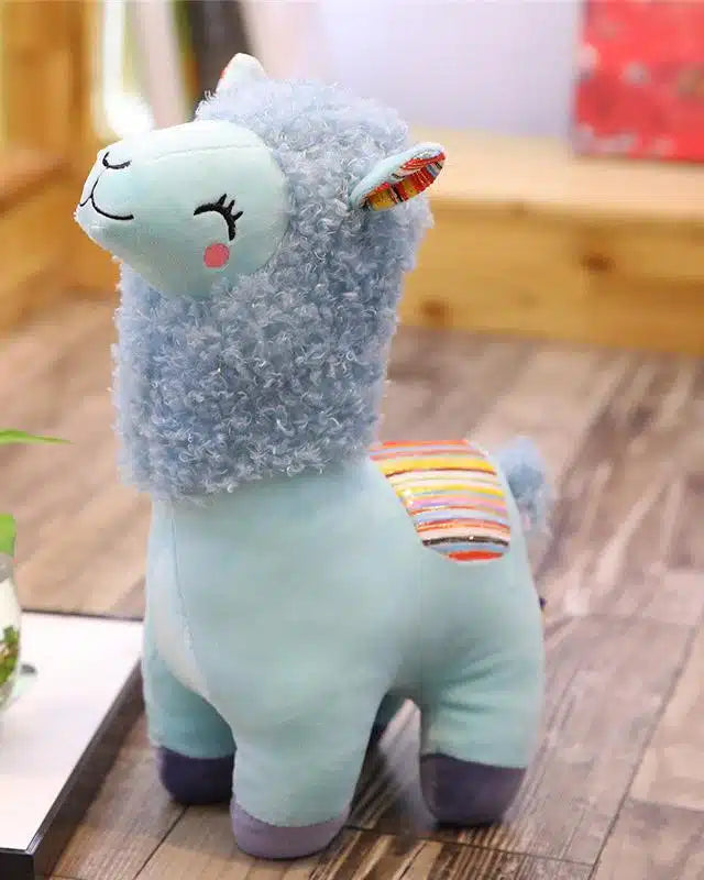 Peluche de lama coloré