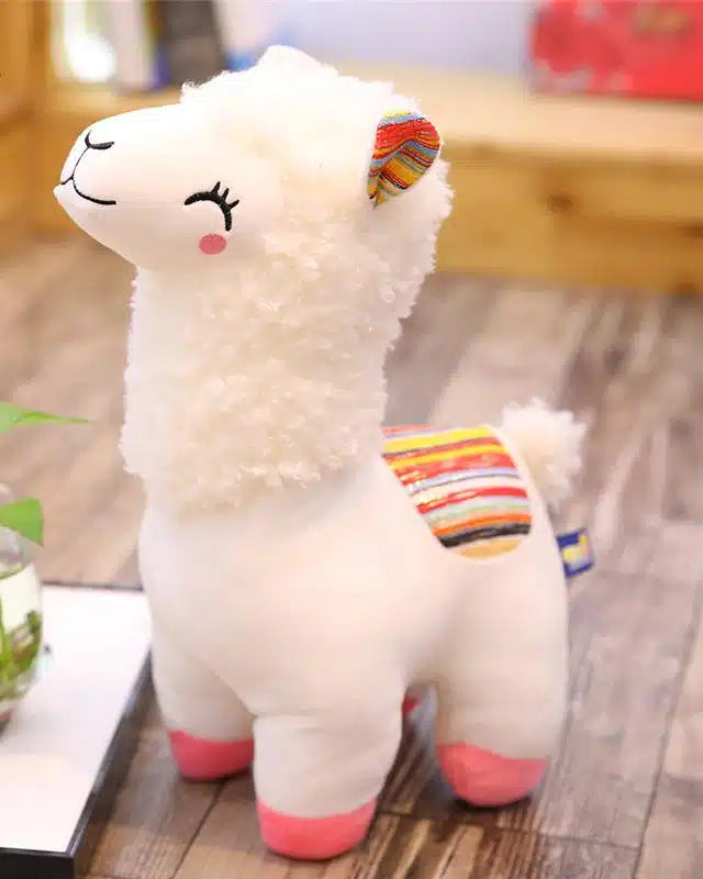 Peluche de lama coloré