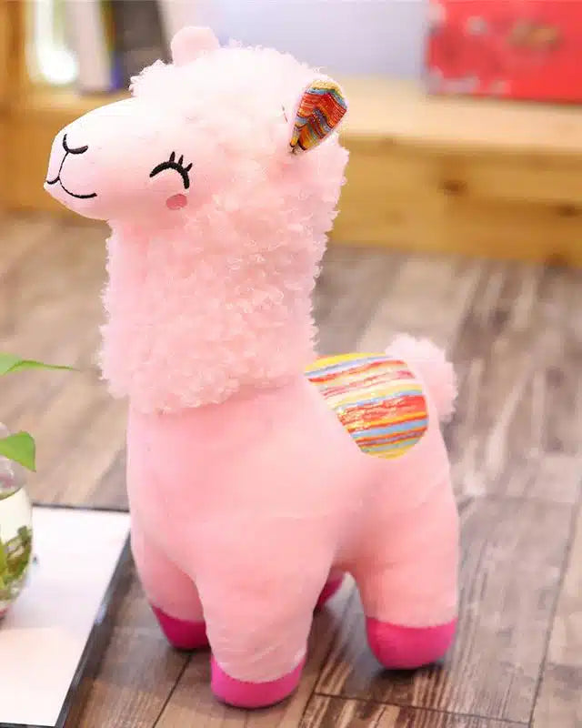 Peluche de lama coloré