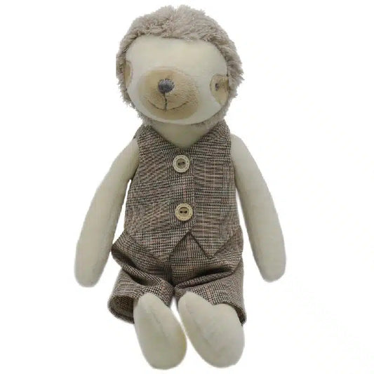 Peluche petit paresseux beige Mr et Mme