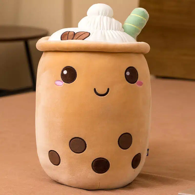 Plush Bubble Tea Soft Cushion