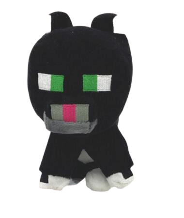 Peluche Minecraft Chat Noir | La Peluche