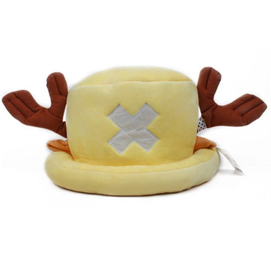 Peluche One Piece Chapeau Chopper Jaune