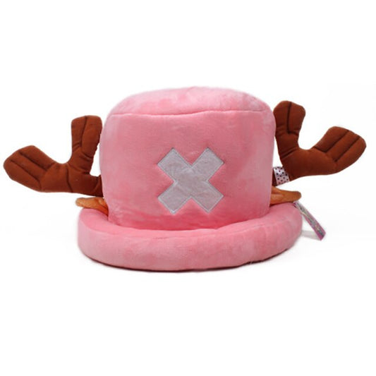 Peluche One Piece Chapeau Chopper Rose