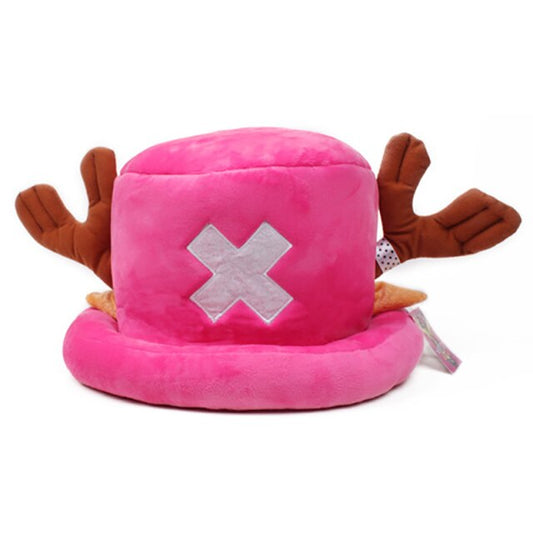 Peluche One Piece Chapeau Chopper Rose Clair