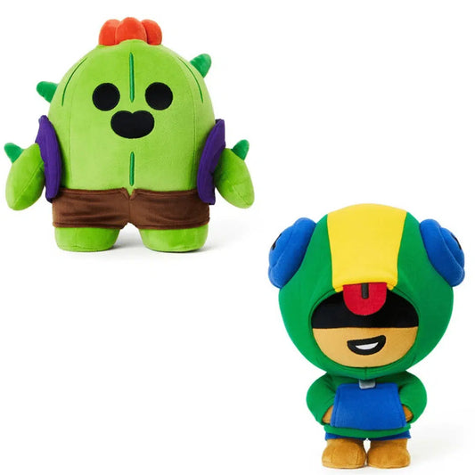 Pack Peluche Brawl Stars Spike et Léon • Ma Peluche