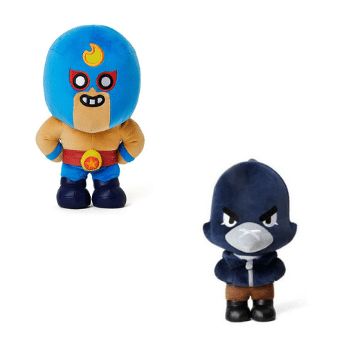 Pack de peluche Brawl Stars Crow et El Primo • Ma Peluche