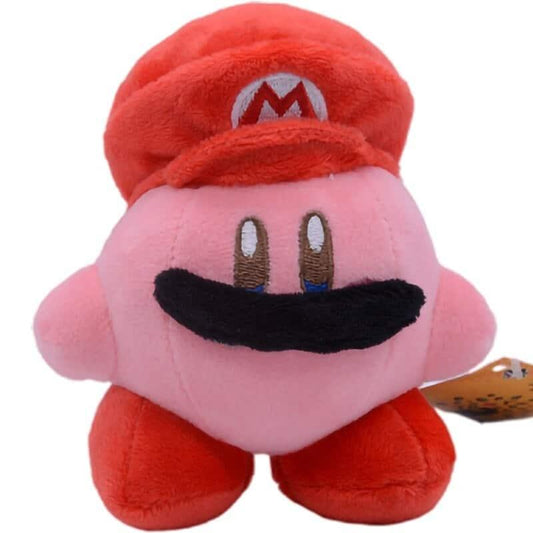 Petite peluche Kawaii Kirby déguisé en Mario • Ma Peluche