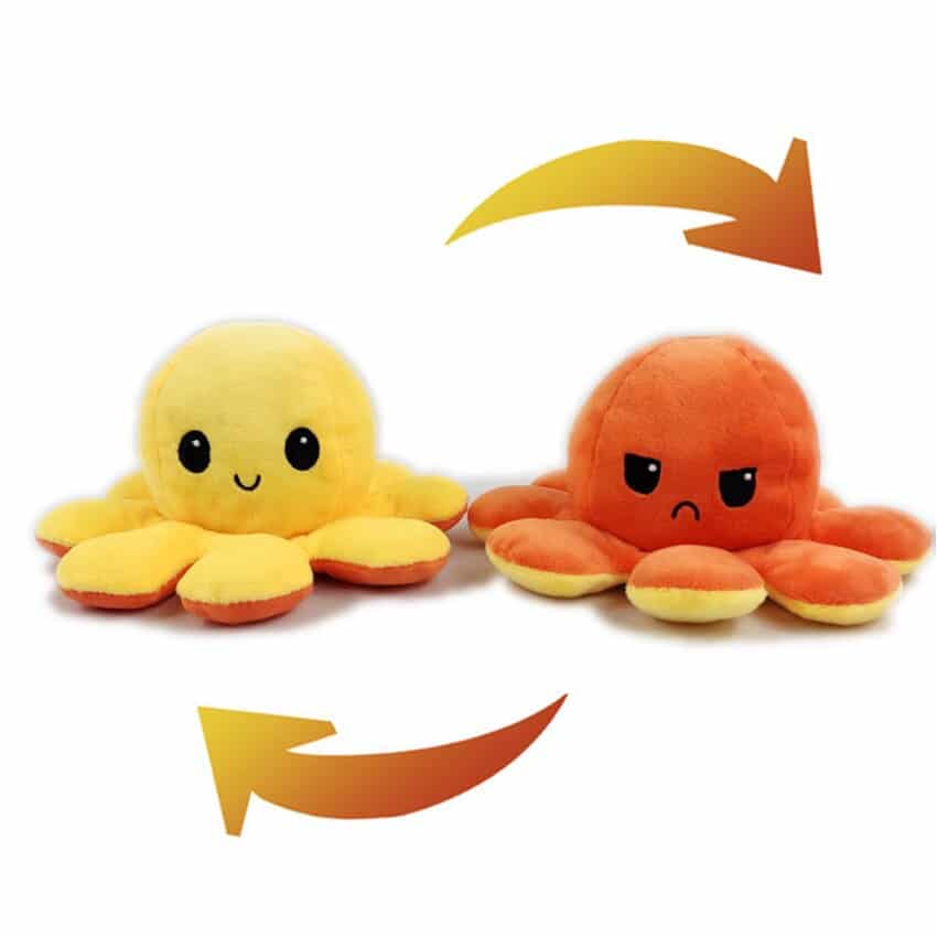 Peluche pieuvre réversible – Octopus réversible