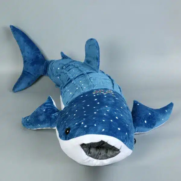 Peluche géante baleine bleue