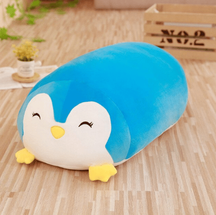 Peluche pingouin oreiller