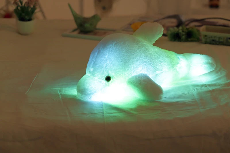 Peluche dauphin lumineux