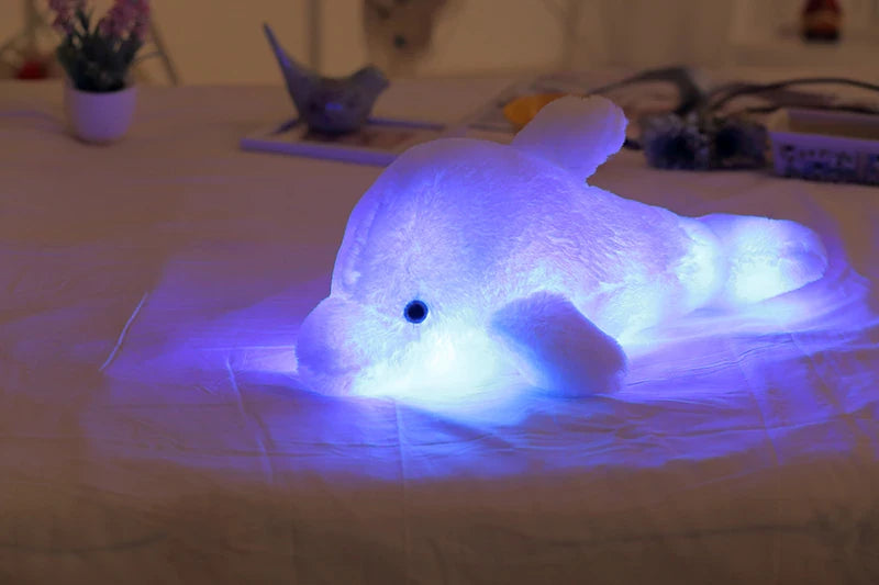 Peluche dauphin lumineux