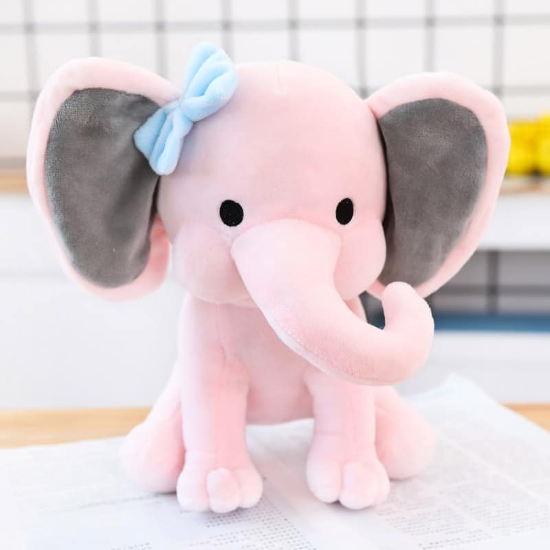 Peluche éléphant colorée