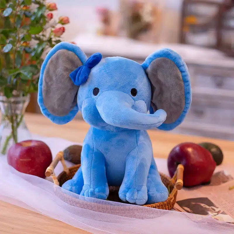 Peluche éléphant colorée