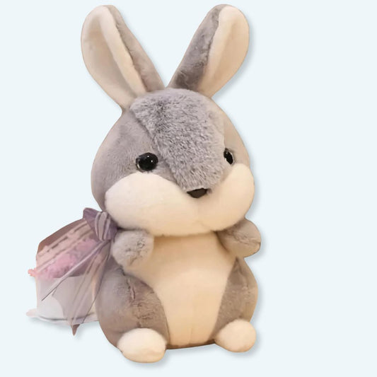 Plush Bunny Hare Gray