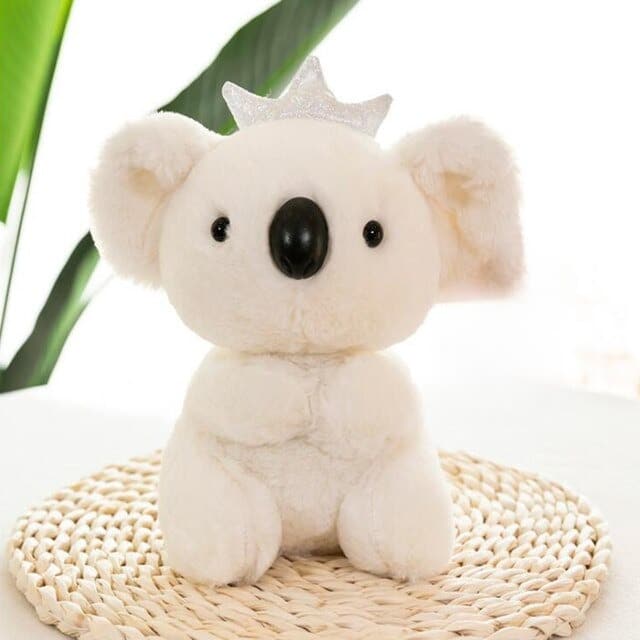 Plush Koala with Crown