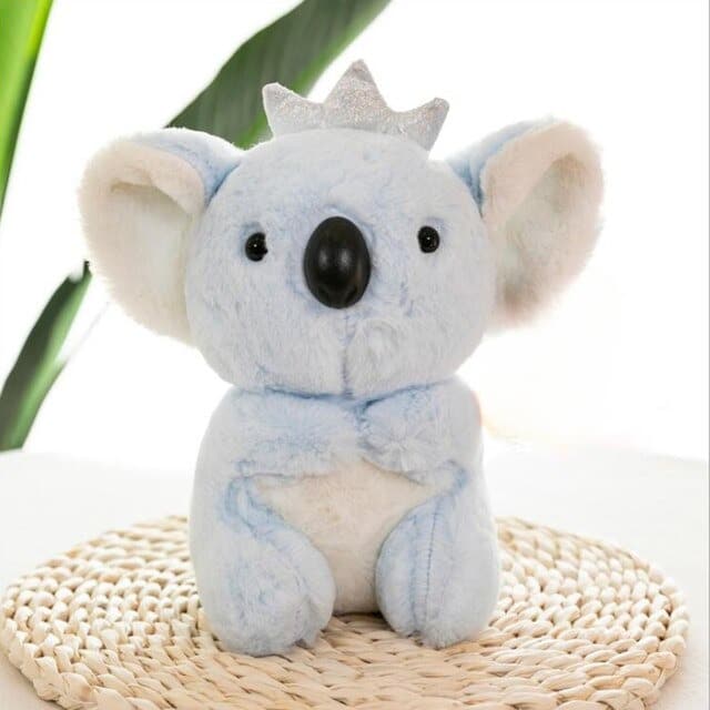 Peluche koala avec couronne