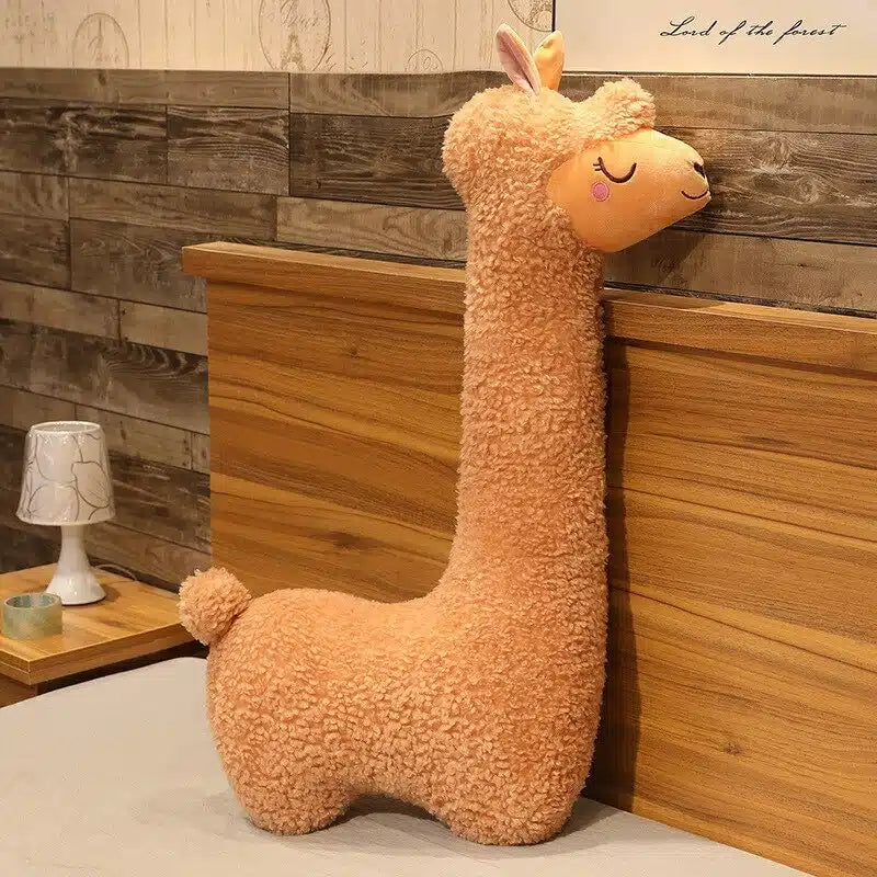 Peluche lama géante