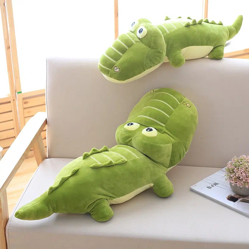 Peluche crocodile géante