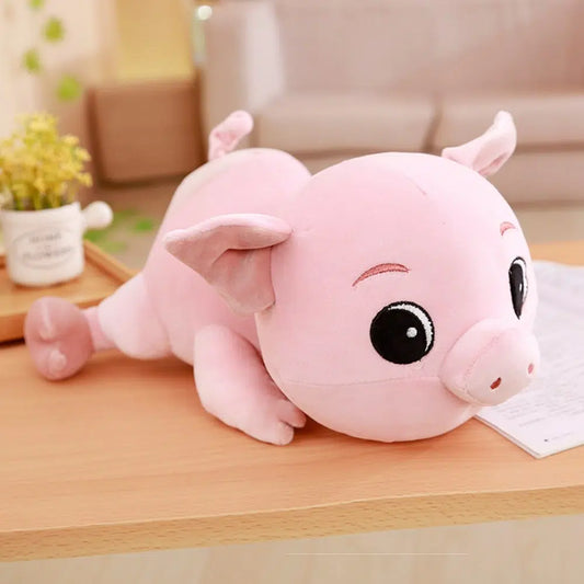 Peluche cochon câlin