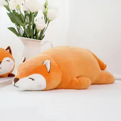 Peluche de renard endormi