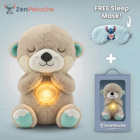 Zenpeluche™ Otter Breathing Plush — Relaxation & Sleep Aid Toy