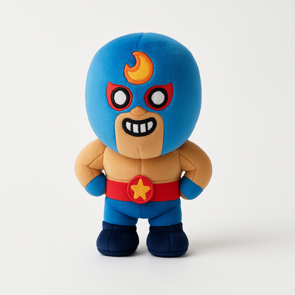 Studio photo - Mega Plush Pack Brawl Stars Leon + Spike + Crow + El Primo